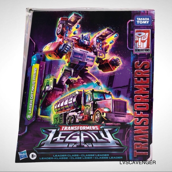 Transformers Hasbro Legacy Leader Class Laser Optimus Prime!